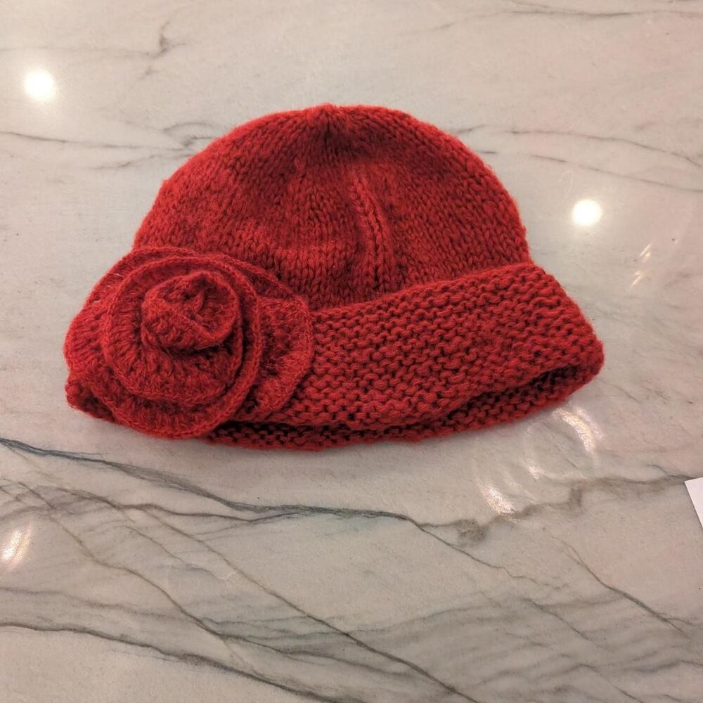 San Diego Hat Co. Women's Red Knit Hat